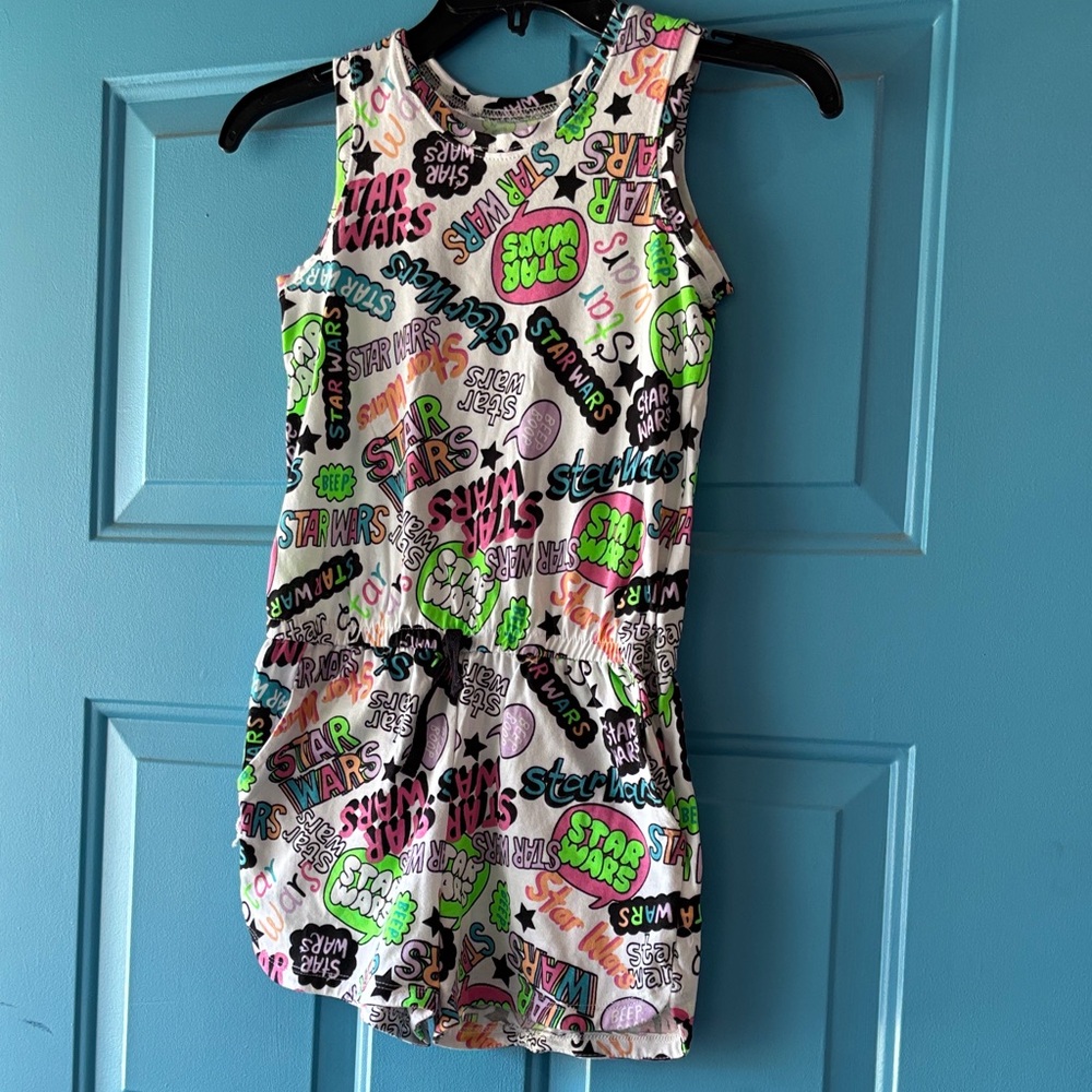 Colorful Star Wars Graphic Romper
